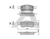 MINI 34212166621 Brake Pad Set, disc brake